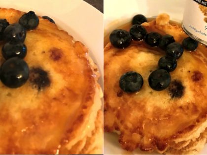 Blueberry Ginger Pancakes